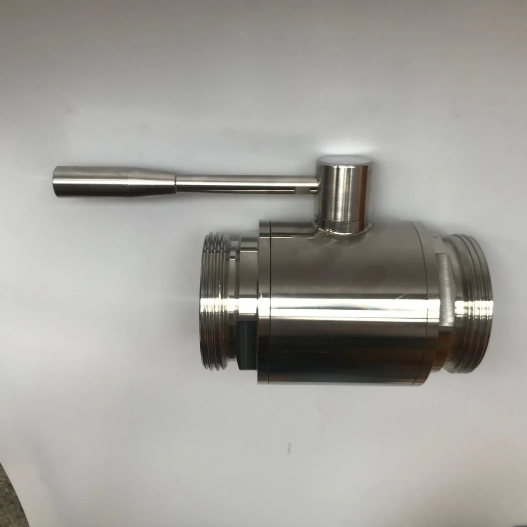 SS304 SS316L Hygienic Sanitary Stainless Steel Food Grade Welding Threaded Ball Valve