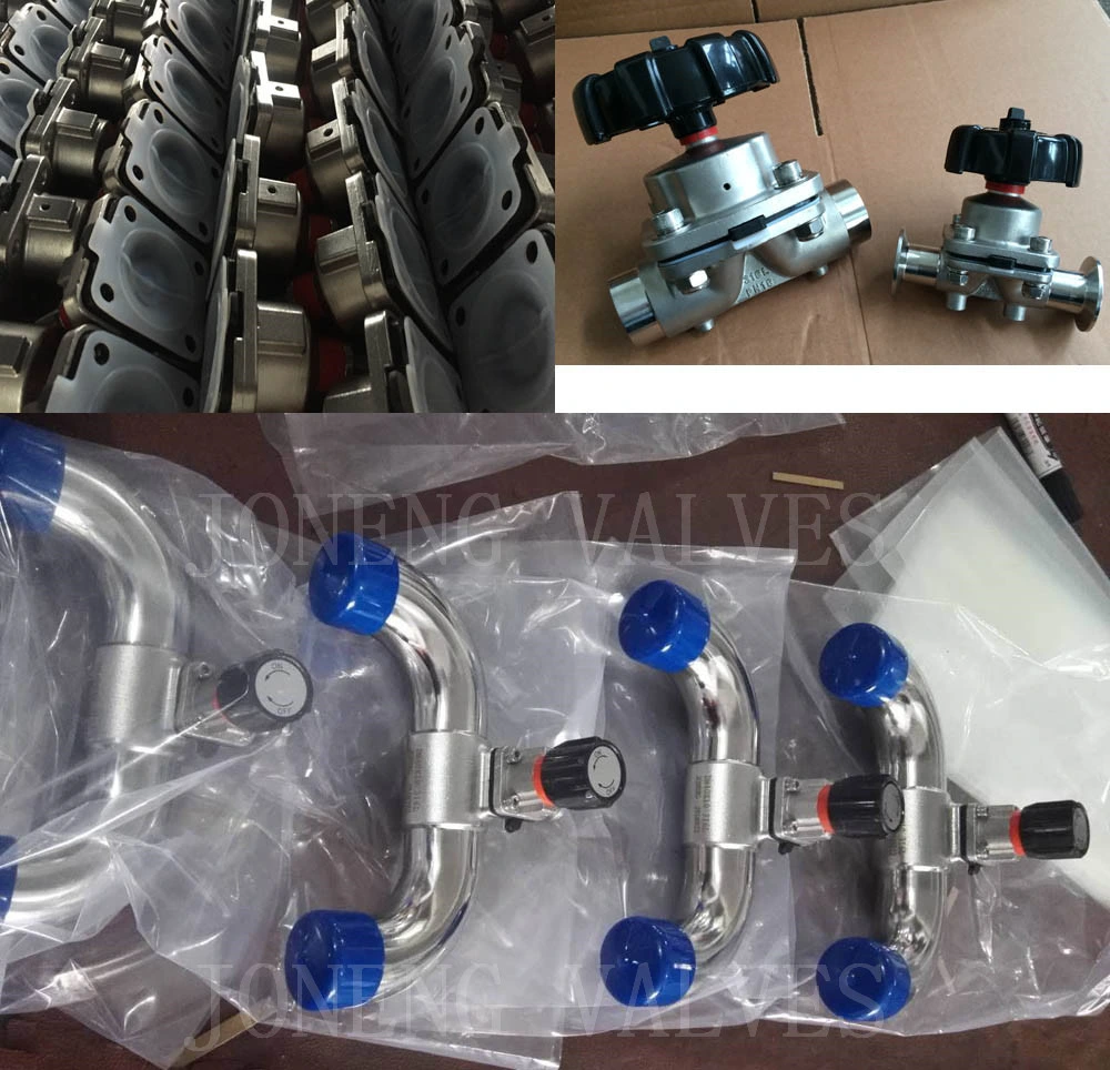 Stainless Steel Sanitary Tank Outlet Bottom Membrane Diaphragm Valve (JN-DV1005)