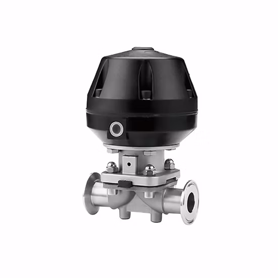 Санитарный зажимной клапан 3A/DIN высокой чистоты/сварной пневматический мембранный клапан из нержавеющей стали для трубопроводных систем